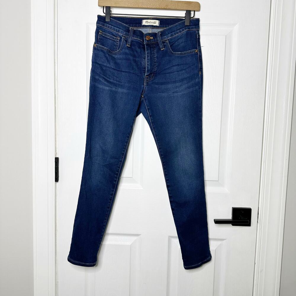 Madewell Slim Skinny Jeans in Deep Indigo